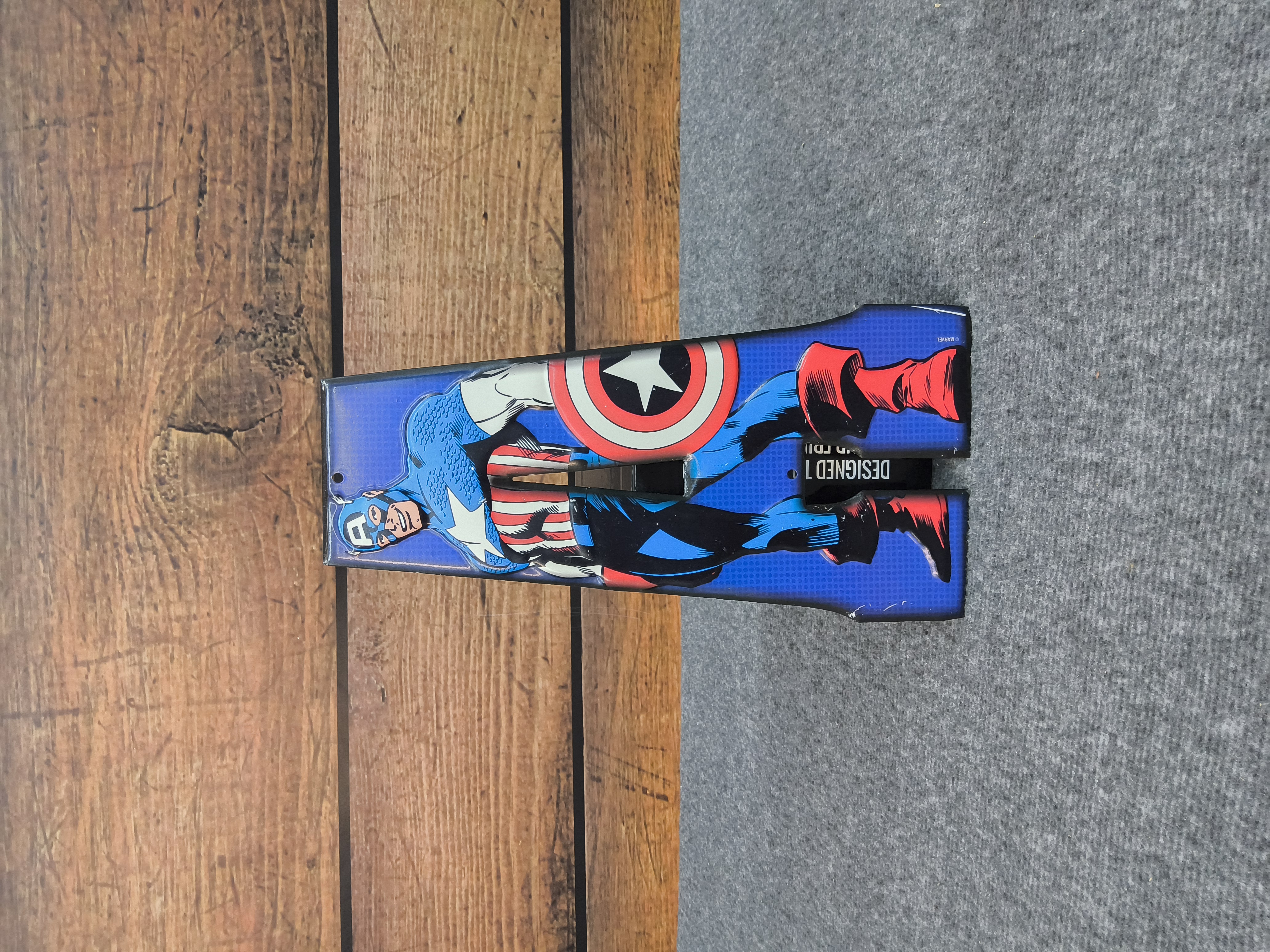 Captain America Marvel Embossed Metal Tin Wall Decor