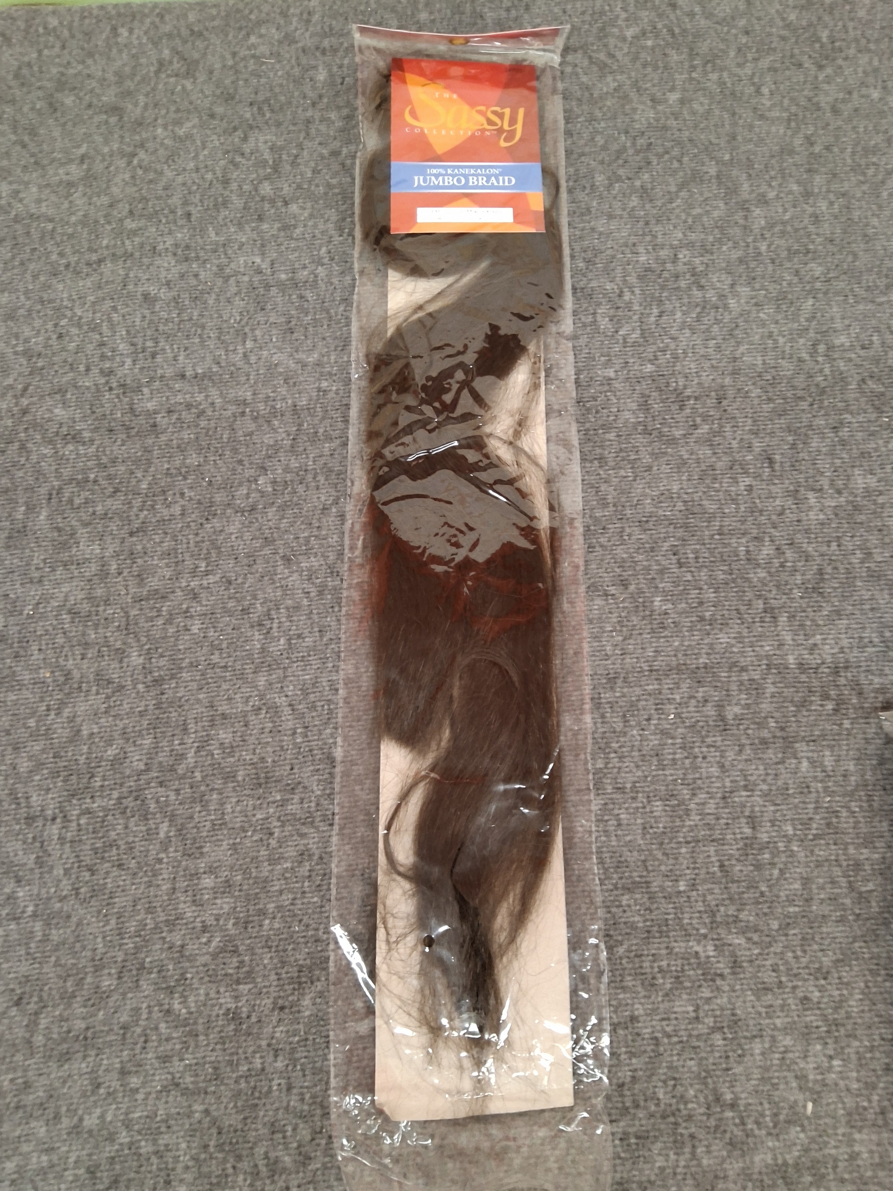 Jumbo Braid hair extensions.