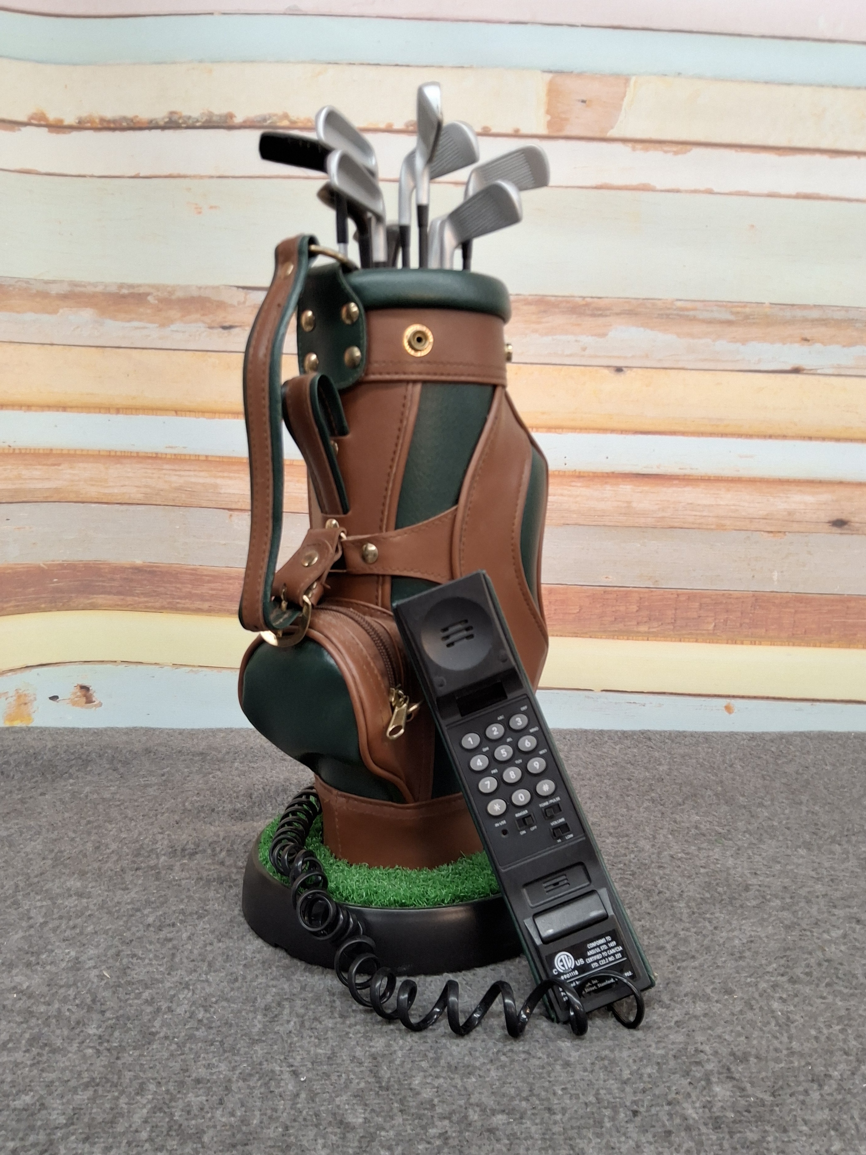 Vintage Golf Club Bag Phone