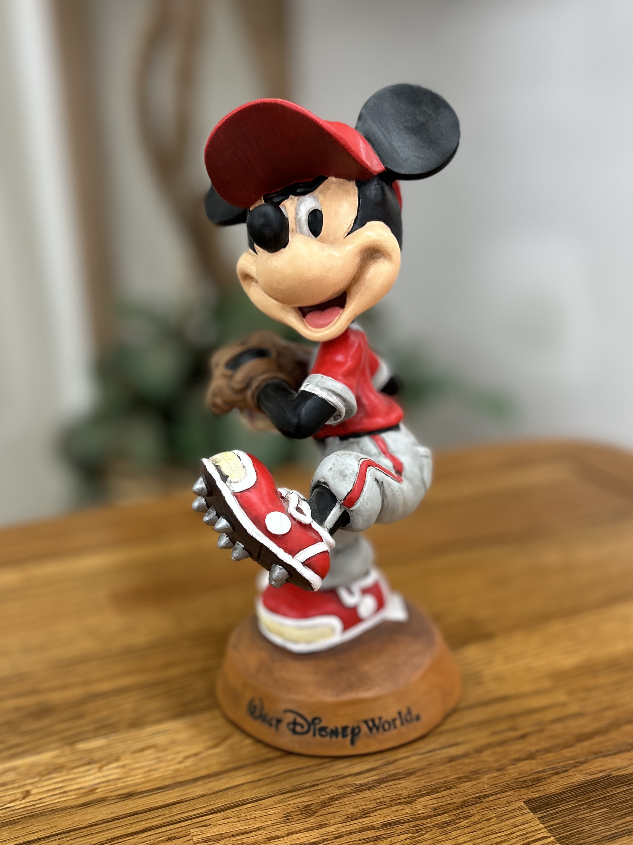 Walt Disney World Bobble Head Baseball Mickey Mouse