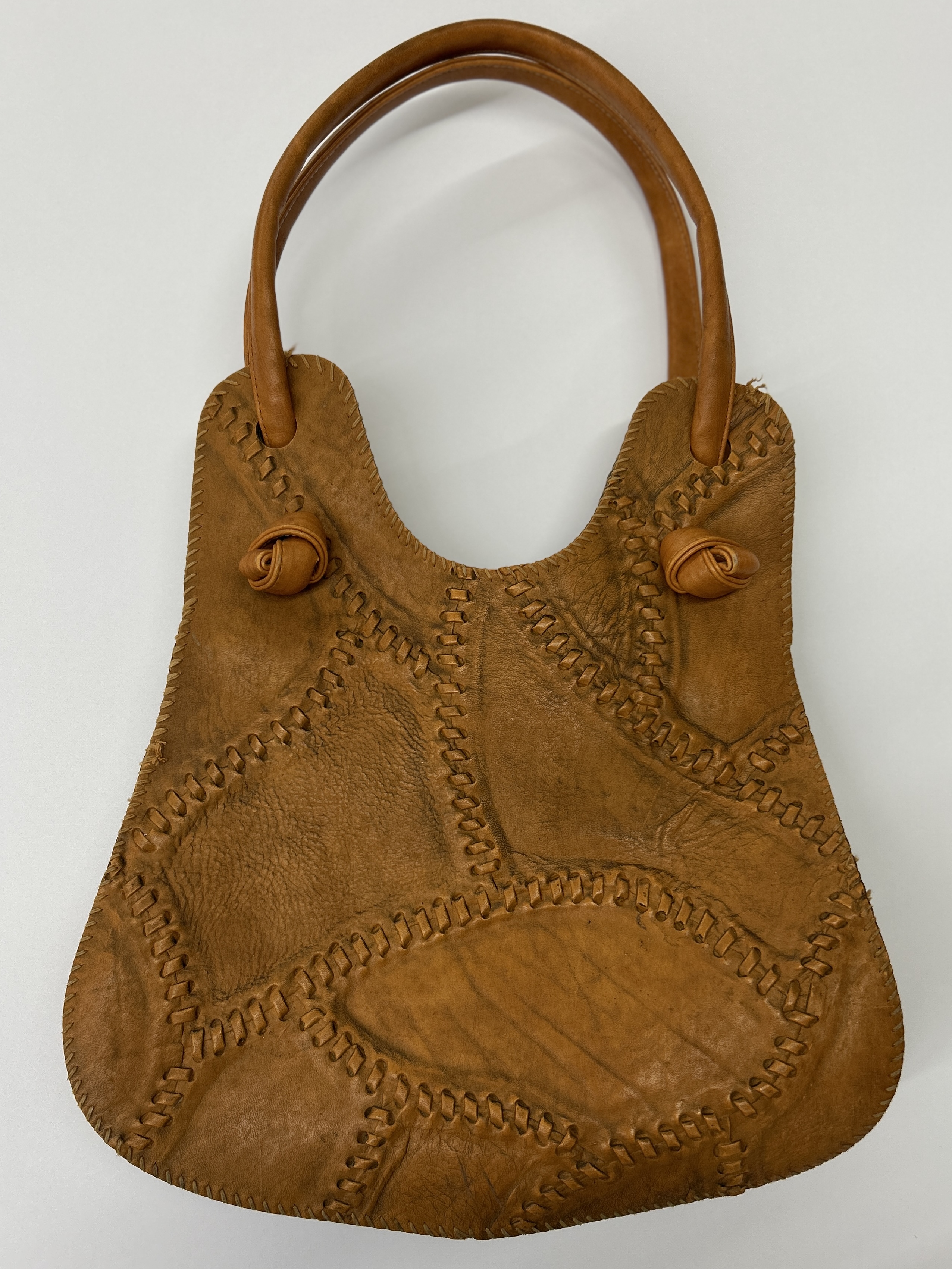 Faux Leather Shoulder Bag