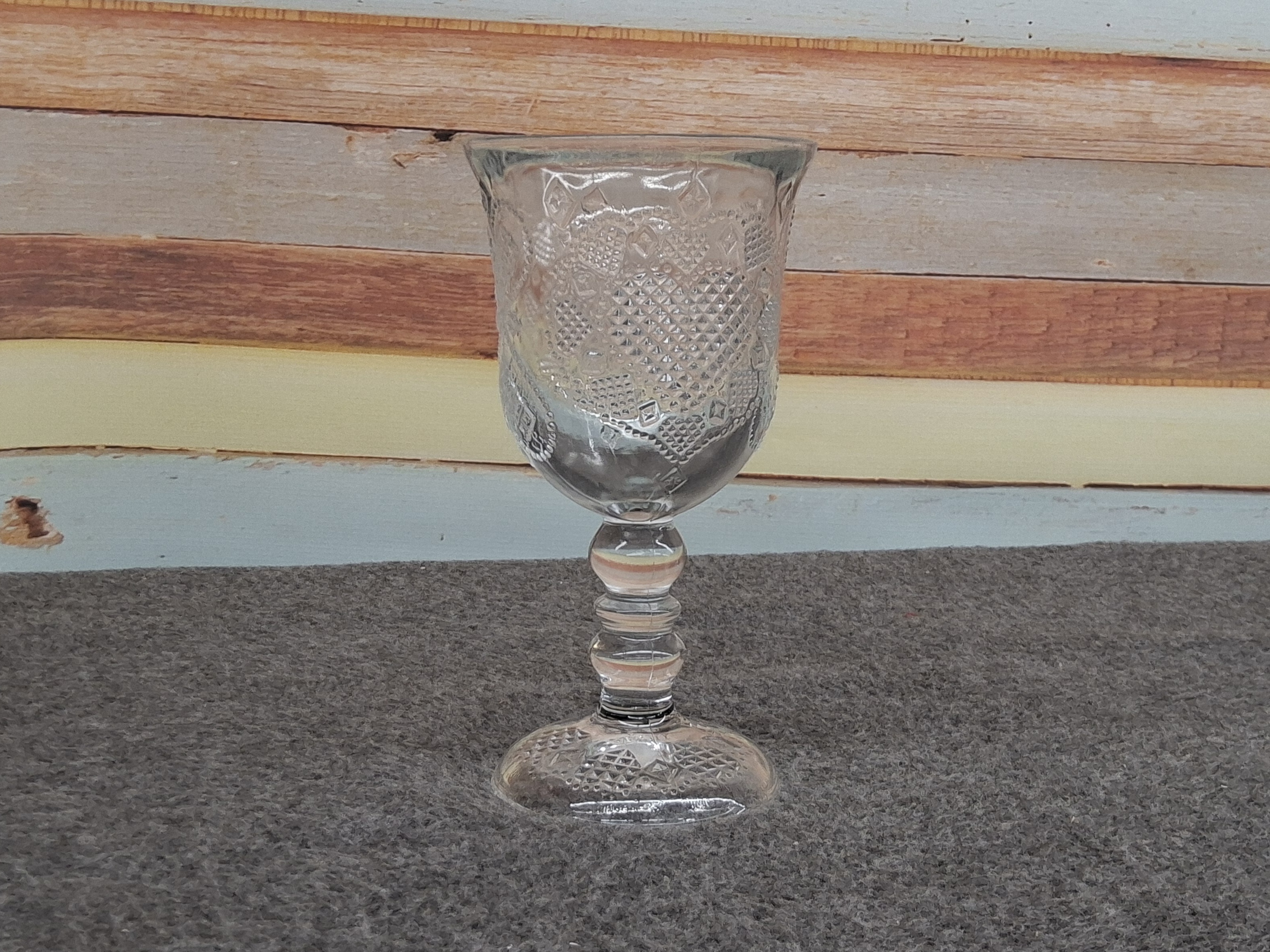 Avon 1978 Cape Cod Clear Glass Goblet