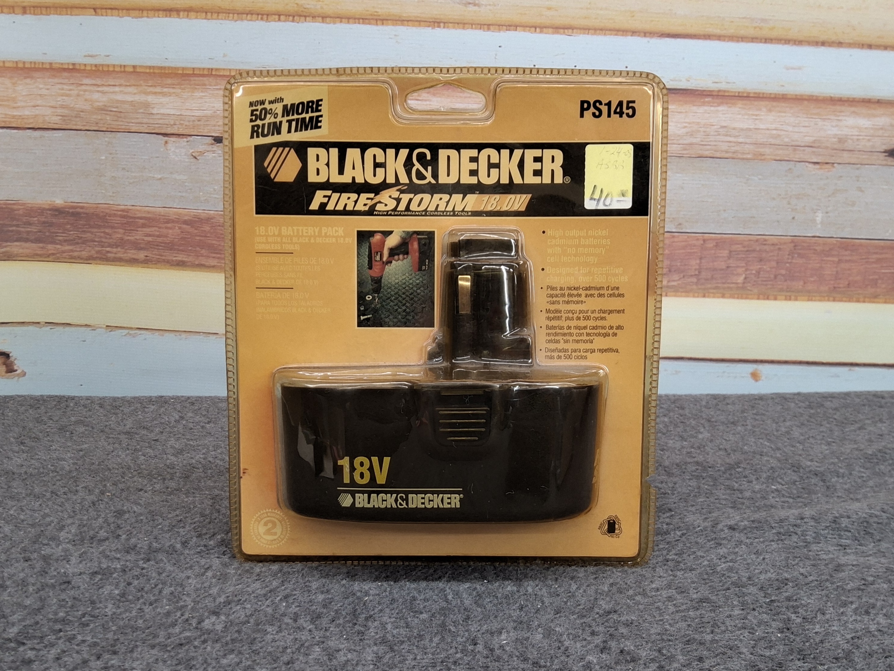 Black & Decker FireStorm PS145 18V Battery Pack