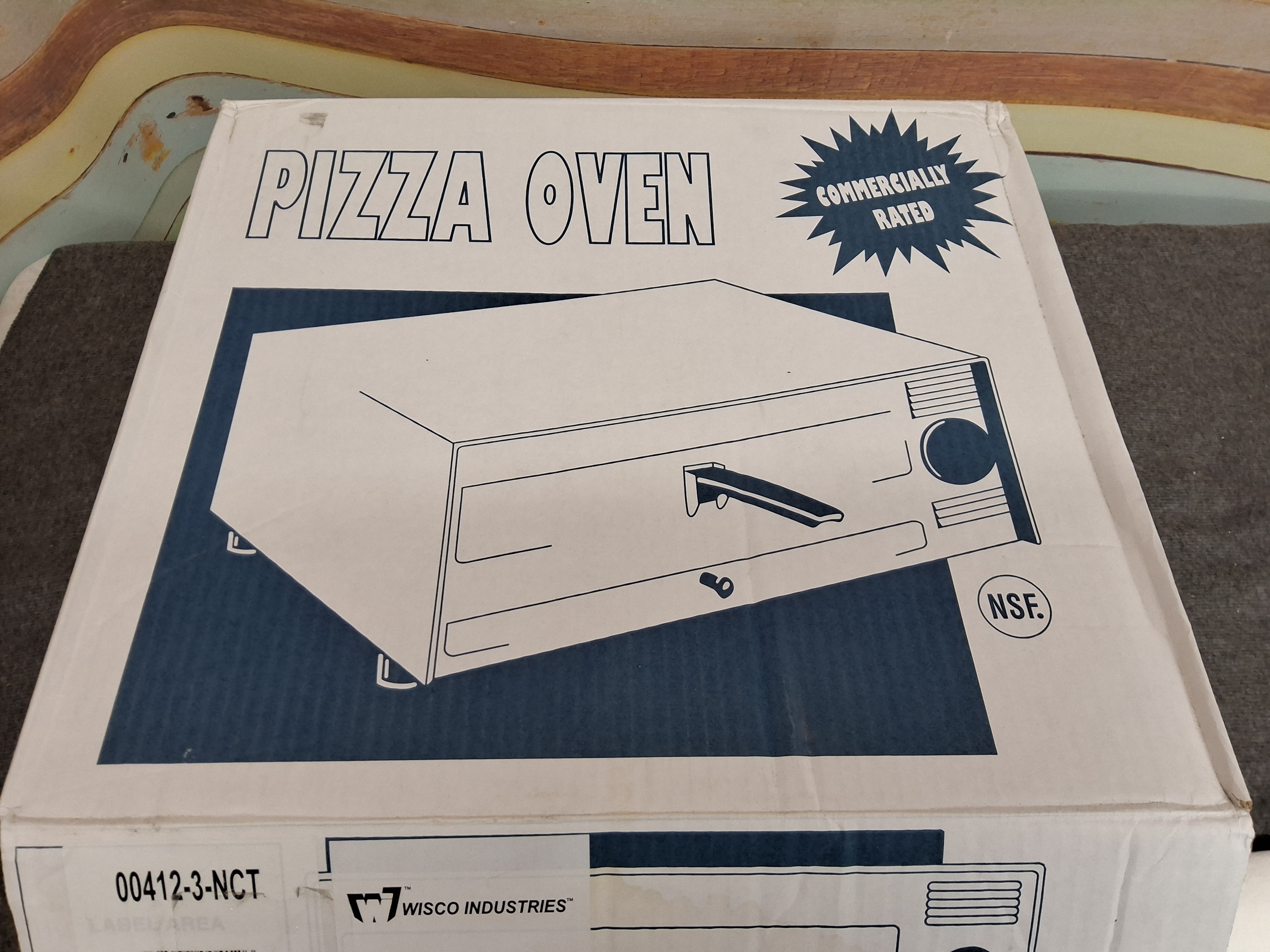 (In Store Pick up only) Wisco Industries Pizza Oven – Model 00412-3-NCT – Commercial Grade, NSF Certified – New in Box